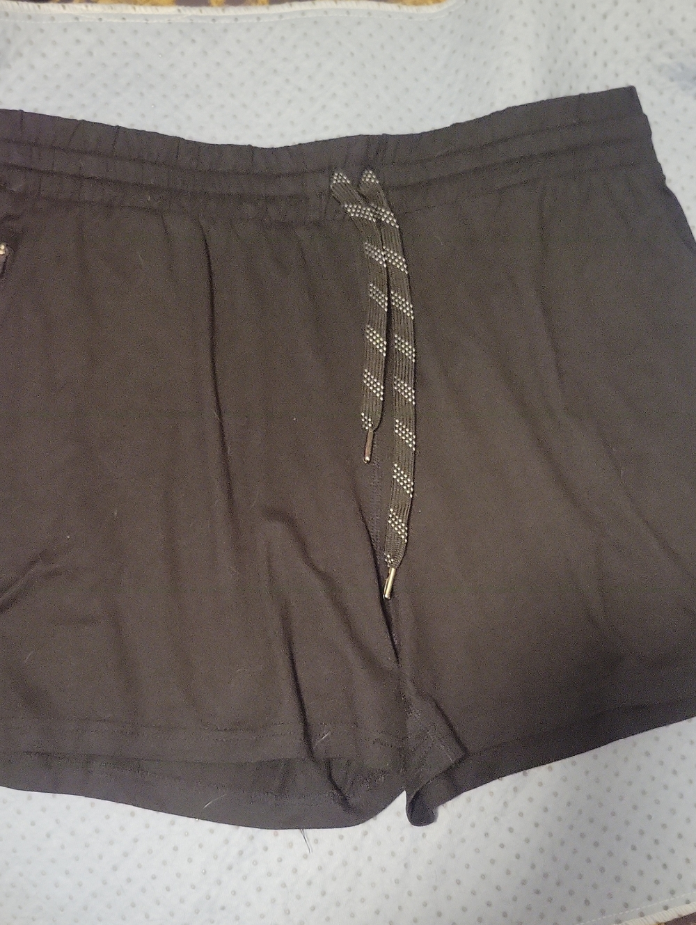 Pacific Trail Black Women's Athletic Drawstring Shorts